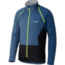 SHIMANO Windjacke Zipp-Off Kompakt Herren Blau-Grau M